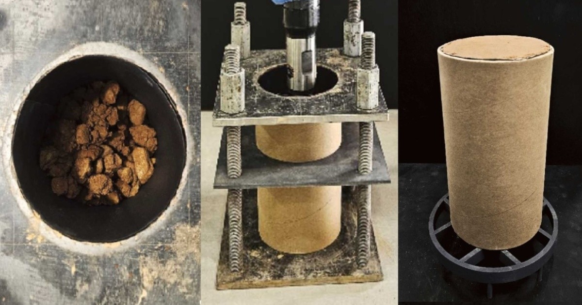 Científicos están desarrollando un material de construcción renovable hecha a base de tierra, agua y cartón reciclado que reemplazaría al cemento